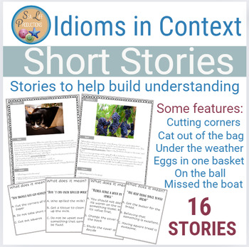 Preview of Idioms In Short Stories - With Supports