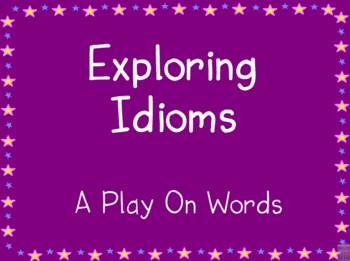 Preview of Idioms Interactive Whiteboard Activity