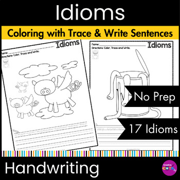 coloring pages idioms dictionary