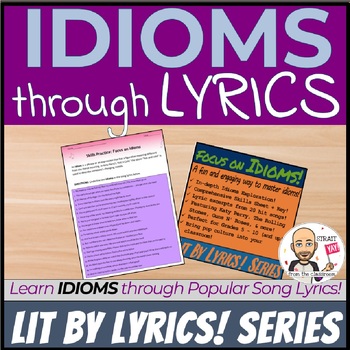Preview of Idioms Mastery Through Song Lyrics: A Music-Based Idioms Worksheet & Analysis