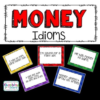 Preview of Idioms: Money Idioms Prompt Cards