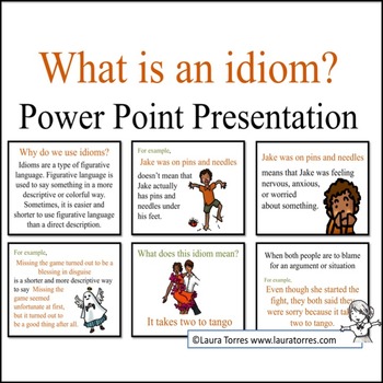 Preview of Idioms Power Point Presentation