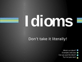Idioms Powerpoint includes Matching Game, Try It, and On Your Own