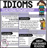 Idioms Shared Reading PowerPoint - Guided Teaching