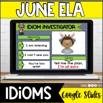 Preview of Idioms Activity | Spring Digital Literacy Center JUNE | Google