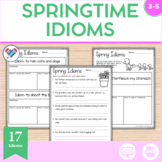 Idioms Spring Themed Digital and Printable