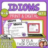 Idioms Task Cards - Set 3 | Print & Digital | Figurative L