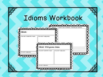Preview of Idioms Workbook