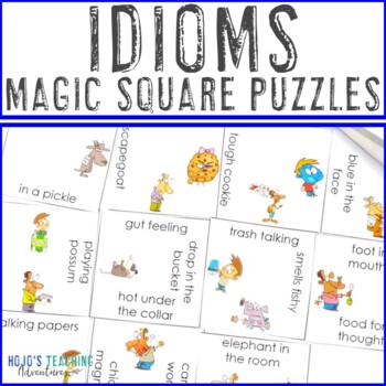 Preview of Idioms Worksheet Alternative, Activities, or Literacy Centers | 4th or 5th Grade