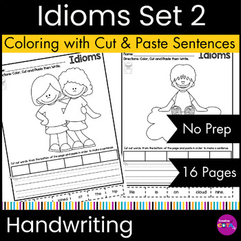 coloring pages idioms dictionary