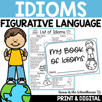 Preview of Idioms Activities and Worksheets | Figurative Language