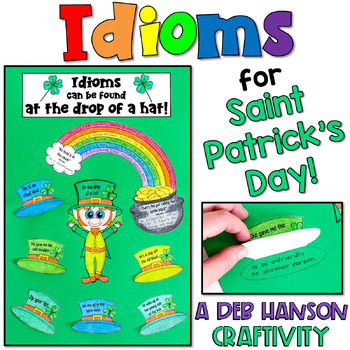 Preview of Idioms Worksheets and Craftivity: A Saint Patrick's Day Activity