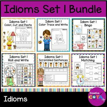 Preview of Occupational Therapy Idioms Writing Figurative Language Activities Bundle