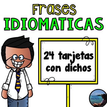 Preview of Idioms in Spanish - Tarjetas de frases Idiomáticas
