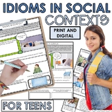 Idioms in social context figurative language pragmatics fo