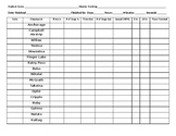 Iditarod Even Years Tracking Sheet