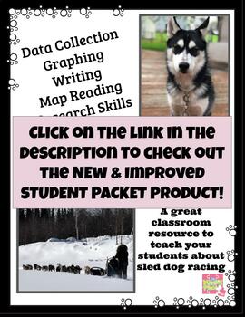 Preview of Iditarod Student Packet - Daily Tracking (Data Collection, Map Skills, Research)
