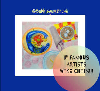 Preview of If Famous Artists Were Chefs Drawing Project