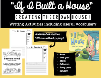 Preview of If I Built a House By Chris Van Dusen (Writing Activities / Creative Writing)