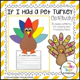 Turkey Craft | If I Had a Pet Turkey Writing Prompts | Tha
