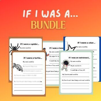 Preview of If I Was A... (Bundle)