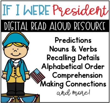 Preview of If I Were President Digital Online Resource for Google Classroom™ Slides™