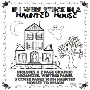 Preview of 'If I Were Stuck in a Haunted House' Halloween Creative Writing Activity