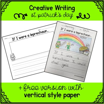Preview of If I Were a Leprechaun - Creative Writing for St. Patrick's Day