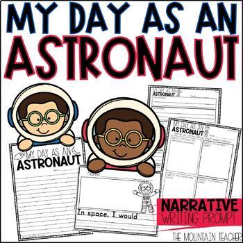 Preview of If I Were an Astronaut Craft and Space Writing Prompt for Space Theme Writing