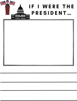Preview of If I Were the President... writing prompt