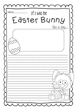 If I was the Easter Bunny Writing Craftivity by Lauren Fairclough
