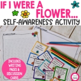 Self Awareness journal writing prompt and drawing activity