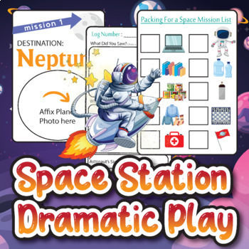 Preview of If I were an astronaut Space Station Dramatic Play Outer Space Explorers