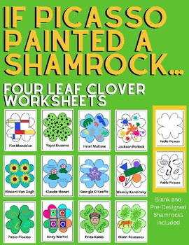 Four Leaf Clover Instant Digital Download SVG PNG JPG Files Hand Drawn St.  Patricks Day Inspired Clipart 