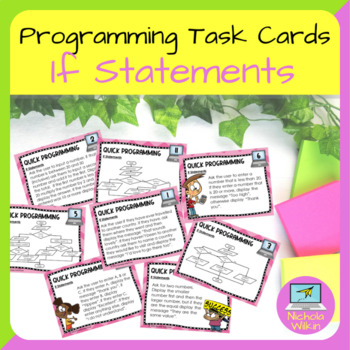 Preview of If Statements Programming Task Cards