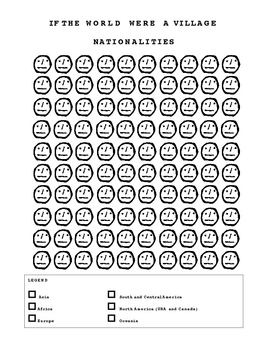 Preview of If The World Were a Village Student Workbook Printable
