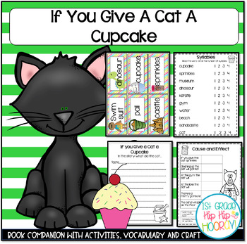 Preview of Book Companion for If You Give A Cat A Cupcake with Crafts and Activities