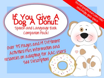 Preview of If You Give A Dog A Donut: Book Companion Packet!