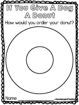 If You Give A Dog A Donut Craftivity by Adventures and Teaching | TpT