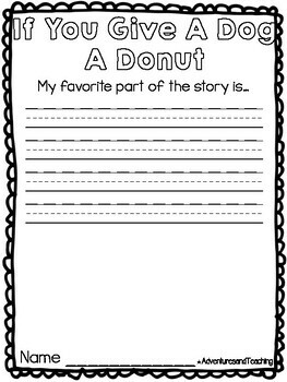 If You Give A Dog A Donut Craftivity by Adventures and Teaching | TpT