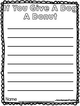 If You Give A Dog A Donut Craftivity by Adventures and Teaching | TpT