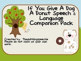Book Companion for If You Give A Dog A Donut