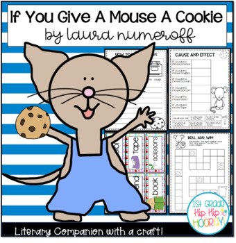 Preview of Book Companion for You Give A  Mouse A Cookie with Activities and Craft