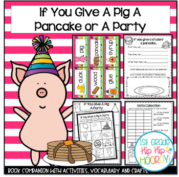 Preview of Book Companion for If You Give A Pig A Party or A Pancake with Activities Crafts