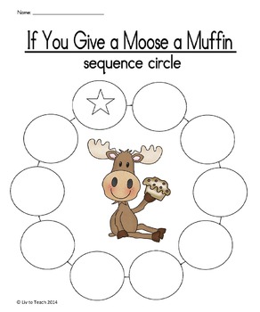 If You Give A Moose A Muffin Sequencing Activities By Liv To Teach