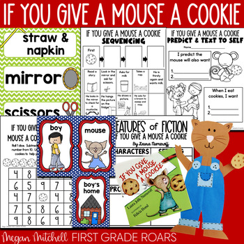 Preview of If You Give a Mouse a Cookie Activities Book Companion Reading Comprehension