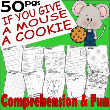 Preview of If You Give a Mouse a Cookie Read Aloud Book Companion Reading Comprehension Fun