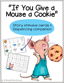 Preview of If You Give a Mouse a Cookie Book Sequencing Companion