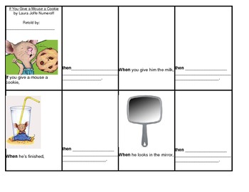 Preview of If You Give a Mouse a Cookie Retelling Activity