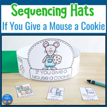 Preview of If You Give a Mouse a Cookie Sequencing Hats